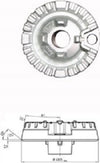 HOTPOINT ARISTON BRUCIATORE SPARTIFIAMMA PICCOLO CUCINA C00325714 PIANO COTTURA Casa e cucina/Utensili da cucina/Bruciatori da cucina Rossi Ricambi - Venetico Marina, Commerciovirtuoso.it