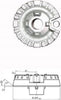 HOTPOINT ARISTON BRUCIATORE SPARTIFIAMMA PICCOLO CUCINA C00325714 PIANO COTTURA Casa e cucina/Utensili da cucina/Bruciatori da cucina Rossi Ricambi - Venetico Marina, Commerciovirtuoso.it