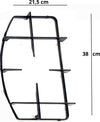 HOTPOINT ARISTON GRIGLIA CUCINA 1 FUOCO DESTRA NERA CM.38 X 21, 5 C00053170 Casa e cucina/Grandi elettrodomestici/Accessori e parti di ricambio/Ricambi e accessori per piani cottura/Griglie per piani cottura Rossi Ricambi - Venetico Marina, Commerciovirtuoso.it