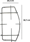 HOTPOINT ARISTON GRIGLIA CUCINA 1 FUOCO NERA SINISTRA CM.38,7 X 20,2 C00052923 Casa e cucina/Grandi elettrodomestici/Accessori e parti di ricambio/Ricambi e accessori per piani cottura/Griglie per piani cottura Rossi Ricambi - Venetico Marina, Commerciovirtuoso.it