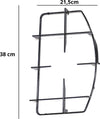 HOTPOINT ARISTON GRIGLIA CUCINA 1 FUOCO SINISTRA NERA CM.38 X 21, 5 C00053171 Casa e cucina/Grandi elettrodomestici/Accessori e parti di ricambio/Ricambi e accessori per piani cottura/Griglie per piani cottura Rossi Ricambi - Venetico Marina, Commerciovirtuoso.it