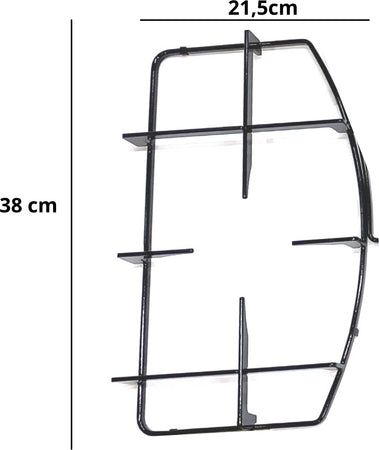 HOTPOINT ARISTON GRIGLIA CUCINA 1 FUOCO SINISTRA NERA CM.38 X 21, 5 C00053171 Casa e cucina/Grandi elettrodomestici/Accessori e parti di ricambio/Ricambi e accessori per piani cottura/Griglie per piani cottura Rossi Ricambi - Venetico Marina, Commerciovirtuoso.it