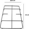 HOTPOINT ARISTON GRIGLIA CUCINA 2 FUOCHI NERA PER PF640 CM.43 X 28,4 - C00074395 Casa e cucina/Grandi elettrodomestici/Accessori e parti di ricambio/Ricambi e accessori per piani cottura/Griglie per piani cottura Rossi Ricambi - Venetico Marina, Commerciovirtuoso.it