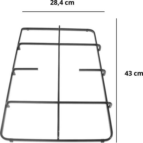 HOTPOINT ARISTON GRIGLIA CUCINA 2 FUOCHI NERA PER PF640 CM.43 X 28,4 - C00074395 Casa e cucina/Grandi elettrodomestici/Accessori e parti di ricambio/Ricambi e accessori per piani cottura/Griglie per piani cottura Rossi Ricambi - Venetico Marina, Commerciovirtuoso.it