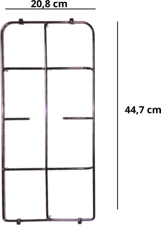 HOTPOINT ARISTON GRIGLIA CUCINA 2 FUOCHI PIATTINA NERA 44,7 X 20,8 CM C00074110 Casa e cucina/Grandi elettrodomestici/Accessori e parti di ricambio/Ricambi e accessori per piani cottura/Griglie per piani cottura Rossi Ricambi - Venetico Marina, Commerciovirtuoso.it
