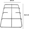 HOTPOINT ARISTON GRIGLIA CUCINA 2 FUOCHI SMALTATA NERA CM.46,3 X 28 - PF640 C00074396 Casa e cucina/Grandi elettrodomestici/Accessori e parti di ricambio/Ricambi e accessori per piani cottura/Griglie per piani cottura Rossi Ricambi - Venetico Marina, Commerciovirtuoso.it