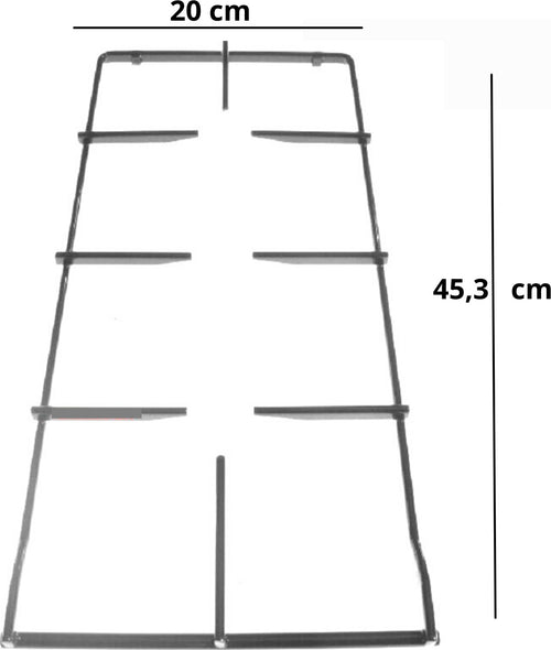 HOTPOINT ARISTON GRIGLIA CUCINA PESCIERA SMALTATA NERA CM.45,3 X 20 C00041903 Casa e cucina/Grandi elettrodomestici/Accessori e parti di ricambio/Ricambi e accessori per piani cottura/Griglie per piani cottura Rossi Ricambi - Venetico Marina, Commerciovirtuoso.it