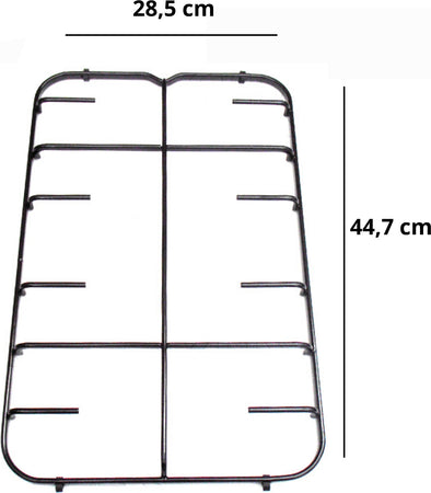 HOTPOINT ARISTON INDESIT GRIGLIA CUCINA GAS 2 FUOCHI NERA 44,7 X 28,5 cm C00094857 Casa e cucina/Grandi elettrodomestici/Accessori e parti di ricambio/Ricambi e accessori per piani cottura/Griglie per piani cottura Rossi Ricambi - Venetico Marina, Commerciovirtuoso.it