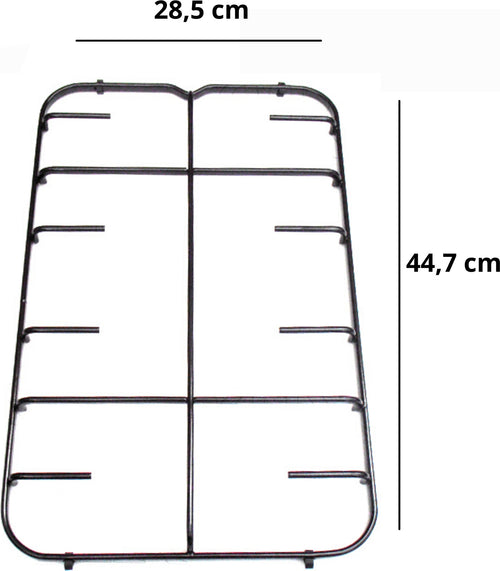 HOTPOINT ARISTON INDESIT GRIGLIA CUCINA GAS 2 FUOCHI NERA 44,7 X 28,5 cm C00094857 Casa e cucina/Grandi elettrodomestici/Accessori e parti di ricambio/Ricambi e accessori per piani cottura/Griglie per piani cottura Rossi Ricambi - Venetico Marina, Commerciovirtuoso.it