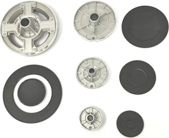 HOTPOINT ARISTON INDESIT SERIE BRUCIATORI+SPARTIFIAMMA 3 FUOCHI + TRIPLA CORONA Casa e cucina/Utensili da cucina/Bruciatori da cucina Rossi Ricambi - Venetico Marina, Commerciovirtuoso.it