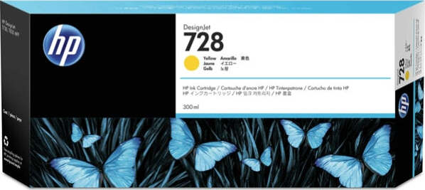 Hp - Cartuccia ink - 728 - Giallo - F9K15A - 300ml Elettronica/Informatica/Stampanti e accessori/Accessori per stampanti a inchiostro e laser/Cartucce d'inchiostro Eurocartuccia - Pavullo, Commerciovirtuoso.it