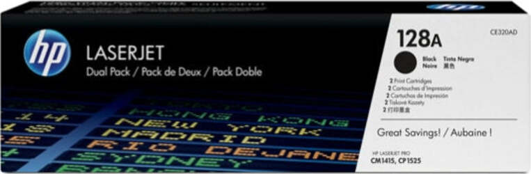 Hp - Confezione 2 Toner - 128A - Nero - CE320AD - 2.000 pag cad Elettronica/Informatica/Stampanti e accessori/Accessori per stampanti a inchiostro e laser/Cartucce d'inchiostro Eurocartuccia - Pavullo, Commerciovirtuoso.it