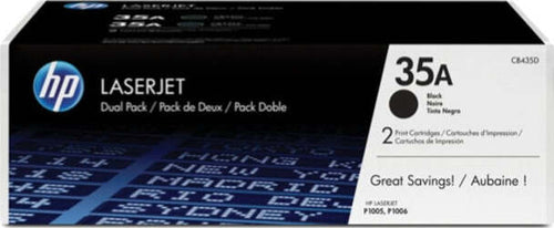 Hp - Confezione 2 Toner - 35A - Nero - CB435AD - 1.500 pag-cad Elettronica/Informatica/Stampanti e accessori/Accessori per stampanti a inchiostro e laser/Cartucce d'inchiostro Eurocartuccia - Pavullo, Commerciovirtuoso.it