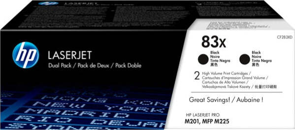 Hp - Confezione 2 Toner - 83X - Nero - CF283XD - 2.200 pag cad Elettronica/Informatica/Stampanti e accessori/Accessori per stampanti a inchiostro e laser/Cartucce d'inchiostro Eurocartuccia - Pavullo, Commerciovirtuoso.it