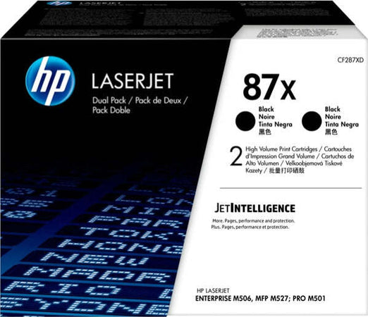 Hp - Confezione 2 Toner - 87X - Nero - CF287XD - 18.000 pag cad Elettronica/Informatica/Stampanti e accessori/Accessori per stampanti a inchiostro e laser/Cartucce d'inchiostro Eurocartuccia - Pavullo, Commerciovirtuoso.it
