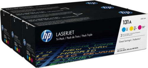 Hp - Confezione 3 Toner - 131A - C-M-Y - U0SL1AM - 1.800 pag cad Elettronica/Informatica/Stampanti e accessori/Accessori per stampanti a inchiostro e laser/Cartucce d'inchiostro Eurocartuccia - Pavullo, Commerciovirtuoso.it