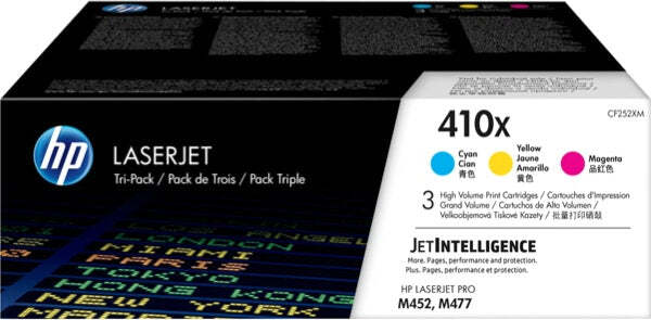 Hp - Confezione 3 Toner - 410X - C-M-Y - CF252XM - 5.000 pag cad Elettronica/Informatica/Stampanti e accessori/Accessori per stampanti a inchiostro e laser/Cartucce d'inchiostro Eurocartuccia - Pavullo, Commerciovirtuoso.it