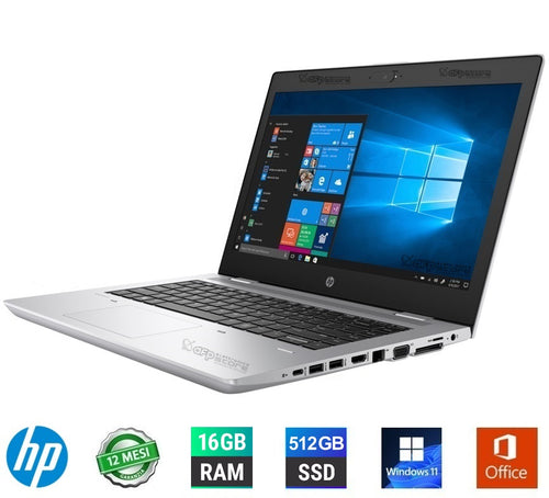 Notebook HP ProBook 645 G4 AMD Ryzen 5 Pro Mobile 2500U 14 Pollici 16/512GB Ricondizionato