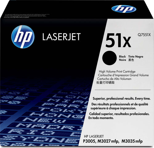 HP Compa LASER P3005/M3027/M3035-13.000 Pagine Q7551X Elettronica/Informatica/Stampanti e accessori/Accessori per stampanti a inchiostro e laser/Toner Innovamy.it - Milano, Commerciovirtuoso.it