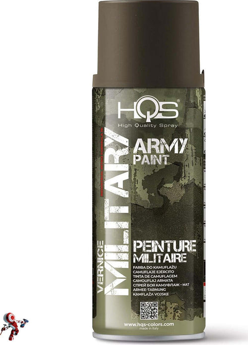 HQS-Bomboletta-di-Vernice-Opaca-Spray-400ml-Militare-Grigio-Verde