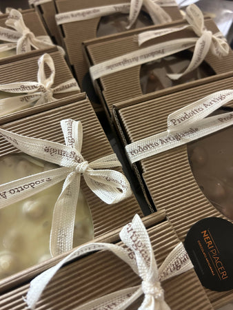 Disco Cioccolato al Pistacchio con granella di Pistacchio gr. 140 circa