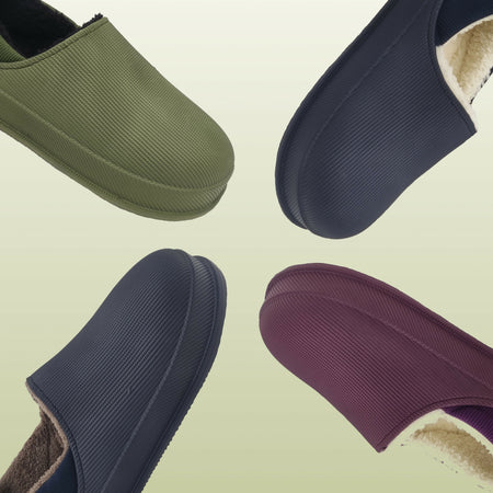 Amix Diamond Le Originali Dasoft Fantastiche Ciabatte Invernali Uomo e Donna, Pantofole Chiuse Con Peluche, Zoccoli con Pelliccia Interna, Memory Foam e Suola Antiscivolo, Sabot da Casa e Giardino