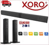 Soundbar XORO HSB 55 2-in-1 da 20 Watt con AUX Bluetooth USB