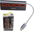 Hub 4 Porte Usb 3.0 Con Connessione Usb-c Type-c Q-hu5b Collegamento Dispositivi Elettronica/Informatica/Accessori/USB Hub Trade Shop italia - Napoli, Commerciovirtuoso.it