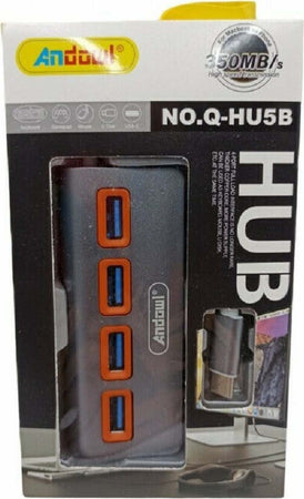 Hub 4 Porte Usb 3.0 Con Connessione Usb-c Type-c Q-hu5b Collegamento Dispositivi Elettronica/Informatica/Accessori/USB Hub Trade Shop italia - Napoli, Commerciovirtuoso.it