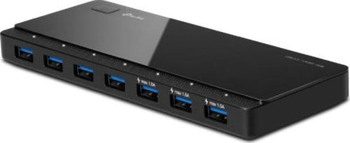 Hub-7-porte-USB-3.0-fino-a-5-Gbps-alimentato-12V-2.5A-UH700