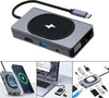 Hub Docking Station Usb-c Con Ricarica Wireless Q-hu666 Adattatore Multifunzione Elettronica/Informatica/Accessori/USB Hub Trade Shop italia - Napoli, Commerciovirtuoso.it