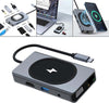 Hub Docking Station Usb-c Con Ricarica Wireless Q-hu666 Adattatore Multifunzione Elettronica/Informatica/Accessori/USB Hub Trade Shop italia - Napoli, Commerciovirtuoso.it