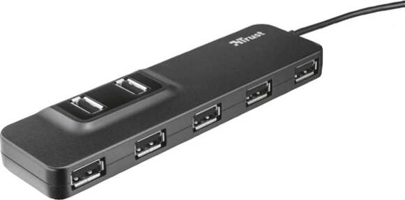 Hub Oila - 7 porte USB 2.0 - alimentatore incluso - Trust Elettronica/Informatica/Accessori/USB Hub Eurocartuccia - Pavullo, Commerciovirtuoso.it