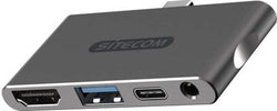 HUB-Sitecom-CN-392-Usb-C-Grey