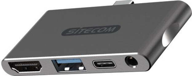 HUB-Sitecom-CN-392-Usb-C-Grey