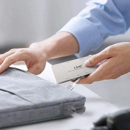 Hub Type-c 7in1 Usb-c Pd Hdmi 4k Usb3.0 2xusb2.0 Lettore Scheda Microsd/sd Tpc-8701 Elettronica/Informatica/Accessori/USB Hub Trade Shop italia - Napoli, Commerciovirtuoso.it