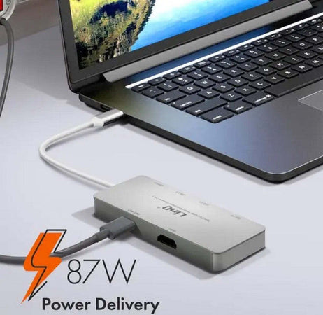 Hub Type-c 7in1 Usb-c Pd Hdmi 4k Usb3.0 2xusb2.0 Lettore Scheda Microsd/sd Tpc-8701 Elettronica/Informatica/Accessori/USB Hub Trade Shop italia - Napoli, Commerciovirtuoso.it