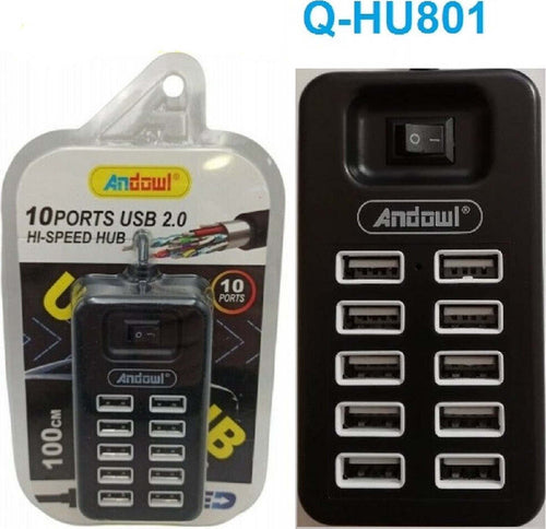 Hub Usb 2.0 Alta Velocit? Estensore A 10 Porte Usb Computer Cavo 100cm Q-hu801 Elettronica/Informatica/Accessori/USB Hub Trade Shop italia - Napoli, Commerciovirtuoso.it