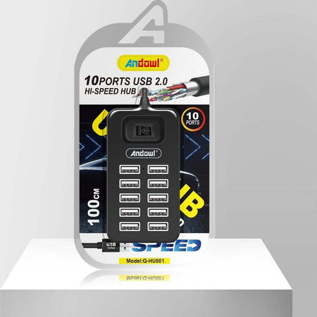 Hub Usb 2.0 Alta Velocit? Estensore A 10 Porte Usb Computer Cavo 100cm Q-hu801 Elettronica/Informatica/Accessori/USB Hub Trade Shop italia - Napoli, Commerciovirtuoso.it
