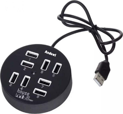 Hub Usb 2.0 Hi-speed 8 Porte Con Cavo Da 60 Cm Con Connessione Usb-a Q-hu800 Elettronica/Informatica/Accessori/USB Hub Trade Shop italia - Napoli, Commerciovirtuoso.it