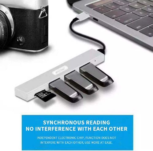 Hub Usb 3 Porte Usb3.0 + 1 Slot Micro Sd Portatile Dissipazione Del Calore Q-t89 Elettronica/Informatica/Accessori/USB Hub Trade Shop italia - Napoli, Commerciovirtuoso.it