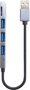 Hub Usb 3 Porte Usb3.0 + 1 Slot Micro Sd Portatile Dissipazione Del Calore Q-t89 Elettronica/Informatica/Accessori/USB Hub Trade Shop italia - Napoli, Commerciovirtuoso.it