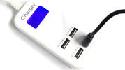 HUB USB 4 PORTE 6A CON DISPLAY LED PER CONTROLLO RICARICA BATTERIA  Trade Shop italia - Napoli, Commerciovirtuoso.it