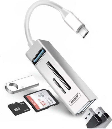 Hub Usb Q-hu802 5 In 1 Adattatore Da Tipo C A Usb 3.0 Con Connessione Di Tipo C Elettronica/Informatica/Accessori/USB Hub Trade Shop italia - Napoli, Commerciovirtuoso.it