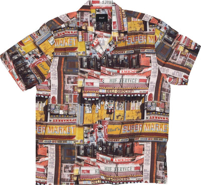 HUF-Camicia-Manica-Corta-Uomo-Corner-Store-Resort-Shirt-Multi-da-uomo