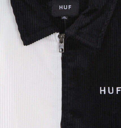 HUF-Camicia-Manica-Lunga-Uomo-Vandenberg-Corduroy-Jacket-Black-da-uomo