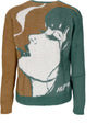 HUF-Cardigan-Uomo-Feels-Good-Cardigan-Brown-da-uomo