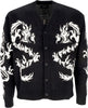 HUF-Cardigan-Uomo-Twin-Dragon-Cardigan-Black-da-uomo