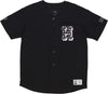 HUF-Casacca-Bottoni-Uomo-H-star-Baseball-Shirt-Black-da-uomo