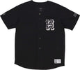 HUF-Casacca-Bottoni-Uomo-H-star-Baseball-Shirt-Black-da-uomo